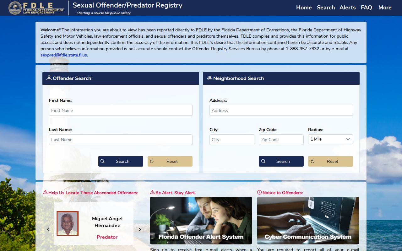 Lake County sex offender criminal record search
